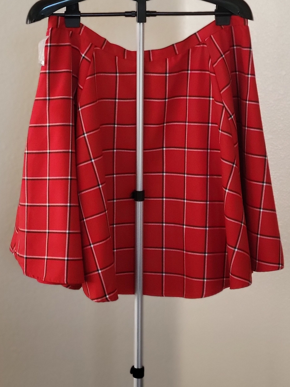 Dixxon Daytona Red Checkered Skater Skirt 2X (Rare Ltd Ed) - Picture 3 of 10
